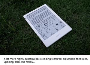 eBookReader Onyx BOOX Poke 4 Lite læse udenfor i solen